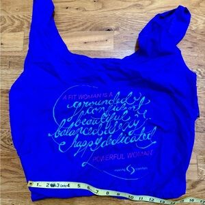 It’s dark Purple BAGGU Moving Comfort/Brooks  bag